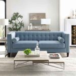 Modern Ignacio Sofa Set | Navy Blue